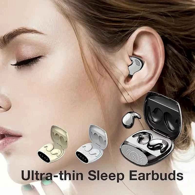 Finally Sleep With Sound — Invisible Wireless Earphones for Side Sleepers