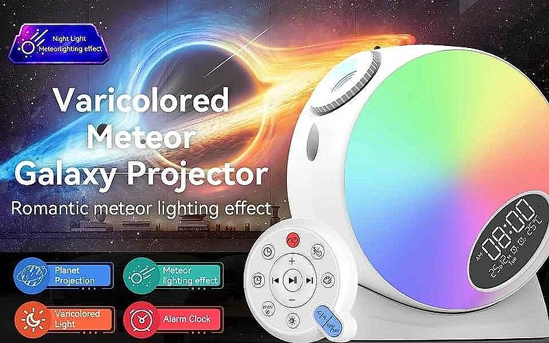 Galaxy Projector Night Light with 13-in-1 Constellations &