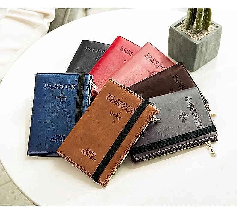 Never Stress at the Security Line Again — Minimalist RFID Passport & Luggage Tag Travel Set