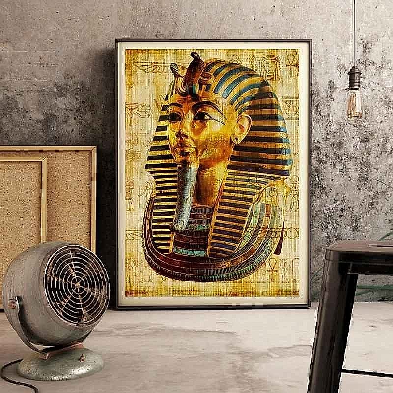 Finally Give Your Walls a Story Worth Telling — Antique-Style Egyptian Canvas Art Poster