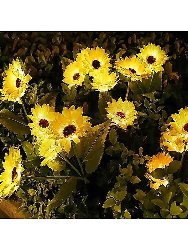 Solar Sunflower LED Lawn Light | 10,000+ Sold