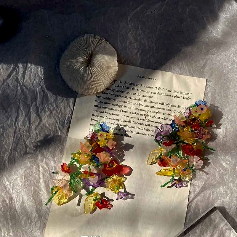 Finally, Earrings That Do the Work for You — Handmade Bohemian Beaded Tassel Earrings