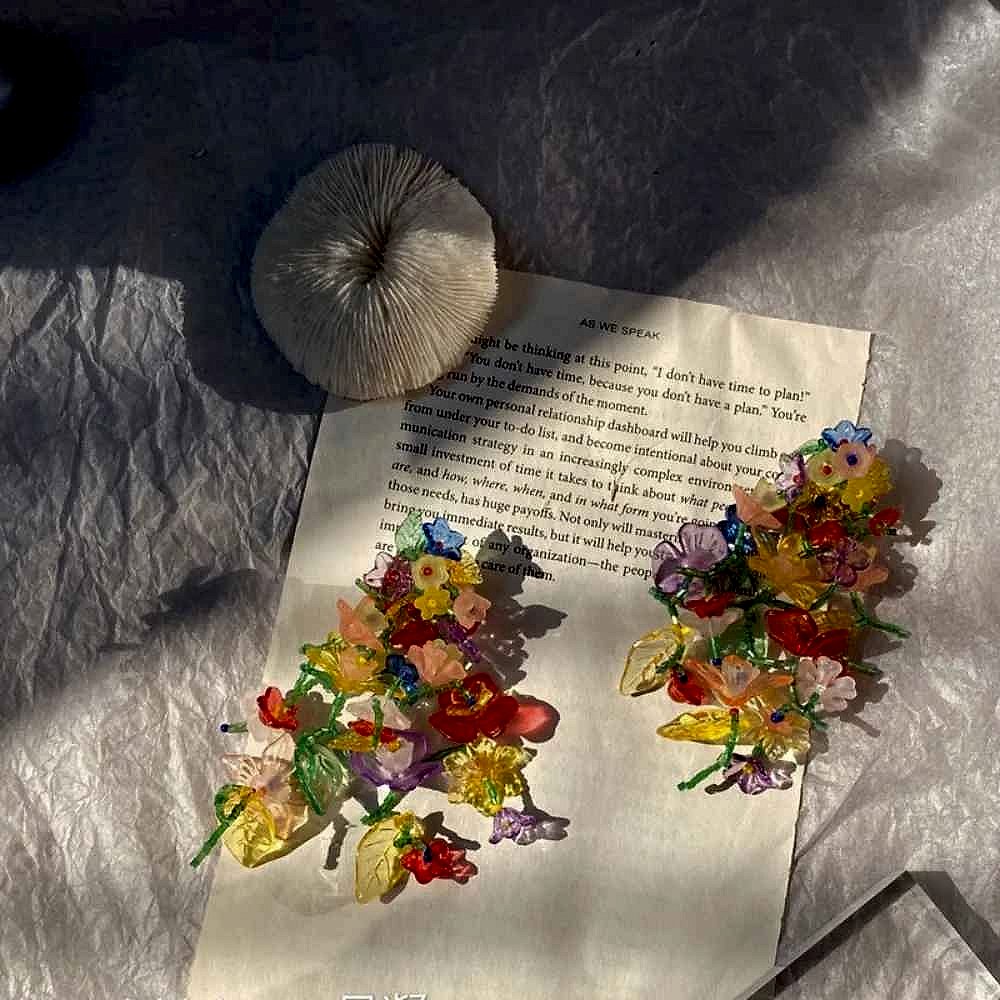 Finally, Earrings That Do the Work for You — Handmade Bohemian Beaded Tassel Earrings