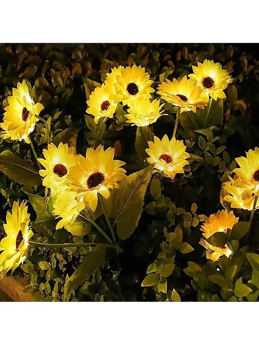 Solar Sunflower LED Lawn Light | 10,000+ Sold