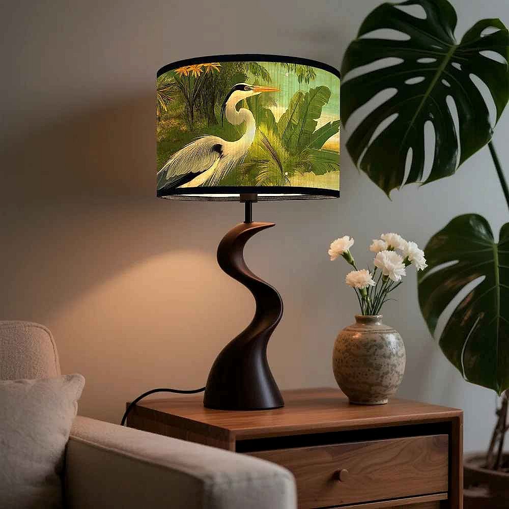 Handcrafted Bring Any Room to Life Instantly — Handcrafted Vintage Floral & Wildlife Drum... - View 2 of 9 | BigMoetsy