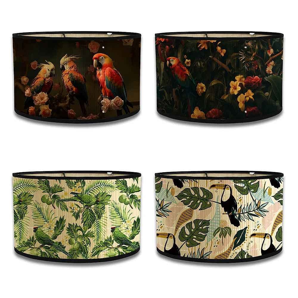 Handcrafted Bring Any Room to Life Instantly — Handcrafted Vintage Floral & Wildlife Drum... - View 8 of 9 | BigMoetsy