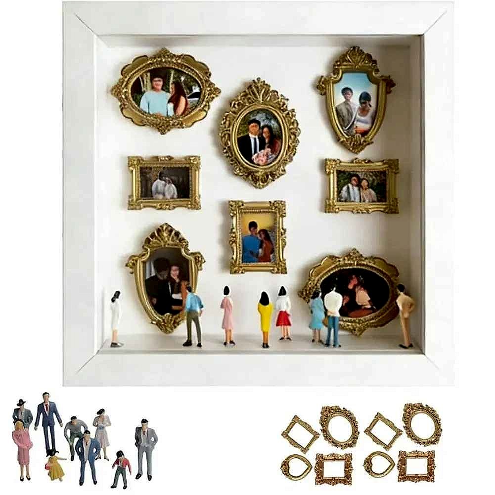 DIY Mini Museum Silhouette Box Memory Display Kit | 450+