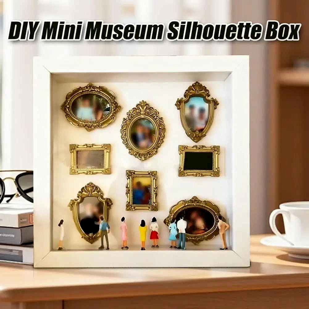 Handcrafted Turn Your Most Cherished Moments Into Art — DIY Mini Museum Silhouette Box Me... - View 2 of 8 | BigMoetsy
