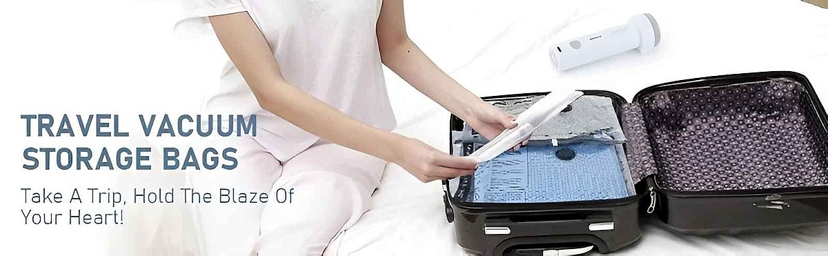 Pack More, Stress Less — Cordless Compression Travel Vacuum Set (15 Bags + Re... - View 6 of 12 | BigMoetsy