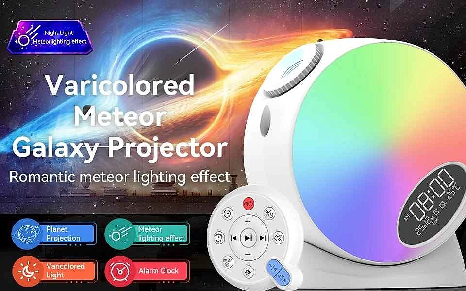 Galaxy Projector Night Light with 13-in-1 Constellations &