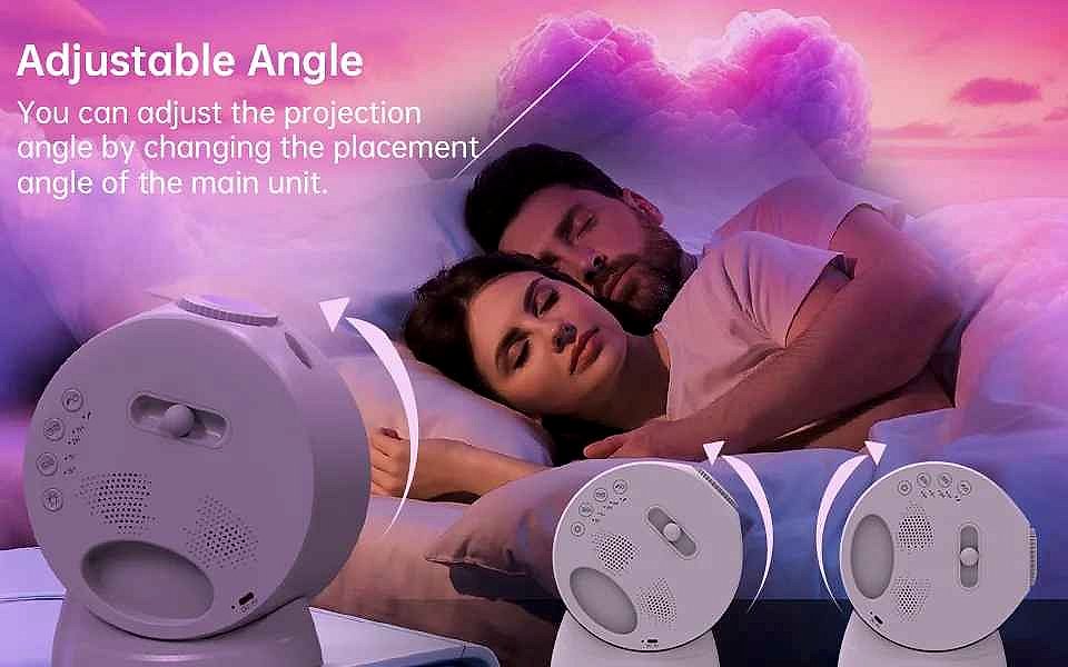 Turn Any Room Into a Personal Planetarium — Galaxy Projector Night Light with... - View 5 of 9 | BigMoetsy