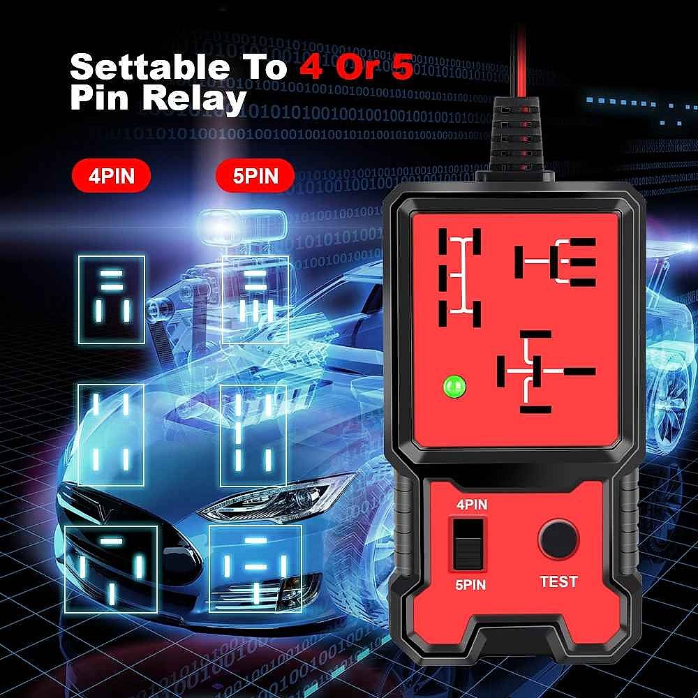 Universal 12V Car Relay & Voltage Tester | 3,000+ Sold