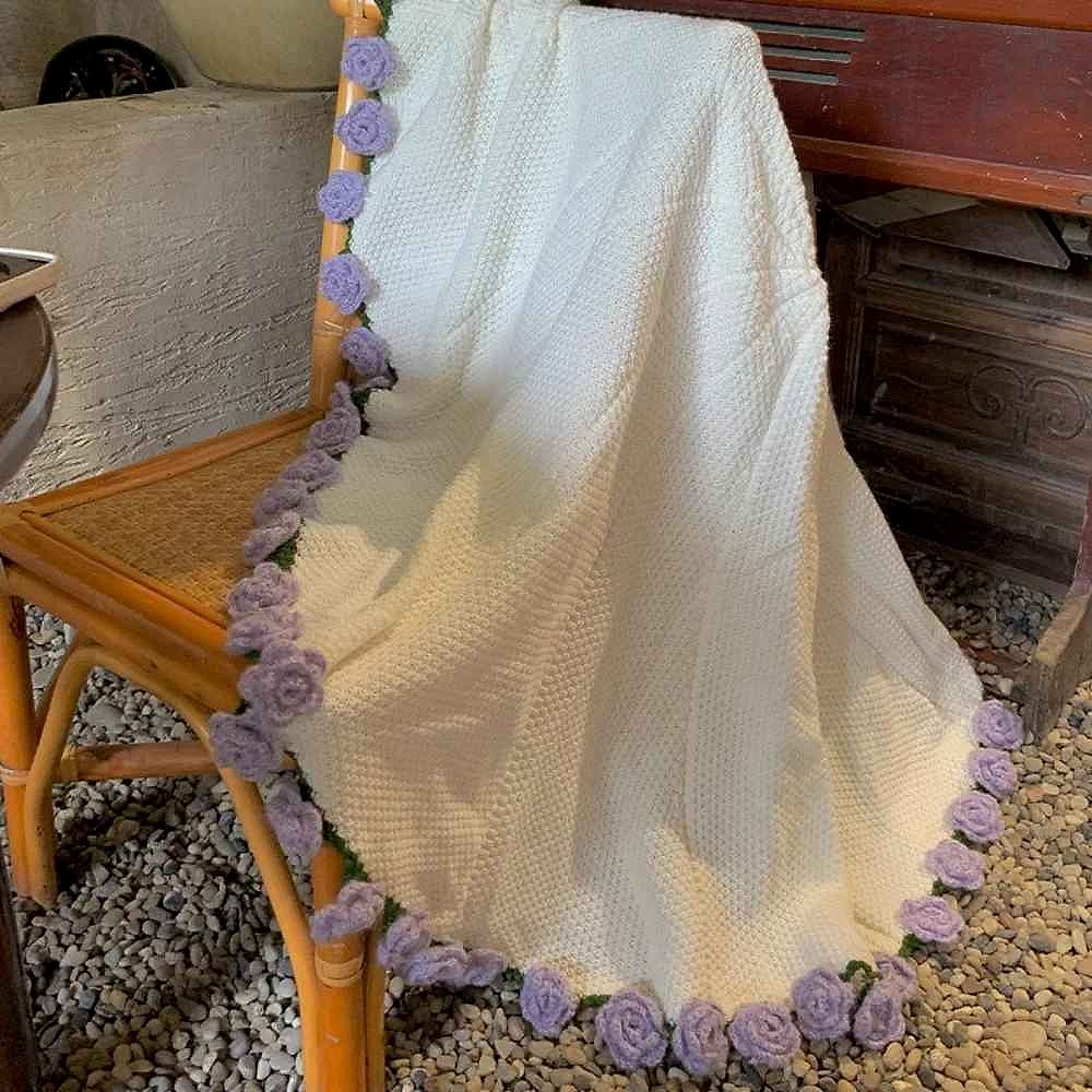 No More Forgettable Gifts — Handcrafted Crochet Rose Bouquet Blanket - View 9 of 10 | BigMoetsy