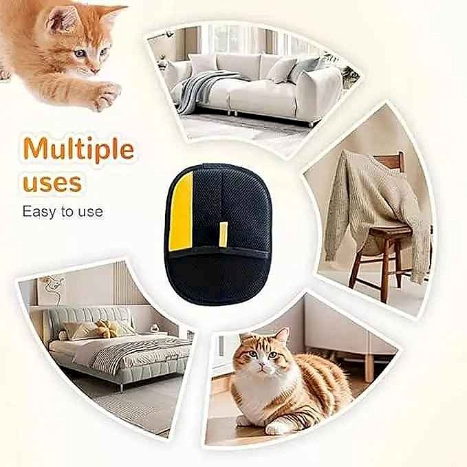 Finally, a Fur-Free Home — Pet Hair Remover Gloves with 2-in-1 Lint Roller Br... - View 2 of 5 | BigMoetsy