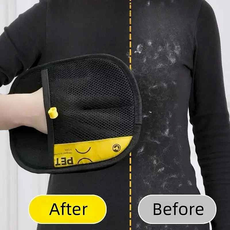 Finally, a Fur-Free Home — Pet Hair Remover Gloves with 2-in-1 Lint Roller Br... - View 5 of 5 | BigMoetsy