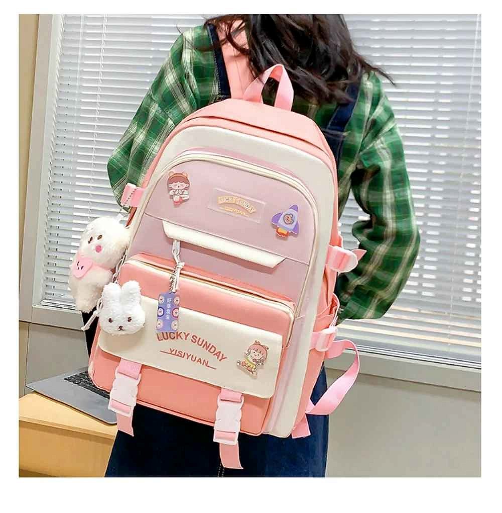 Carry Everything Without the Chaos — 5-Piece Large Capacity Backpack Set with... - View 8 of 19 | BigMoetsy