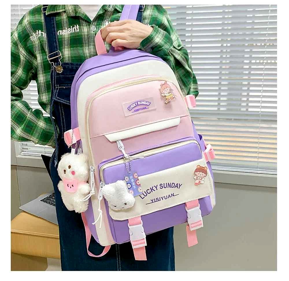 Carry Everything Without the Chaos — 5-Piece Large Capacity Backpack Set with... - View 10 of 19 | BigMoetsy