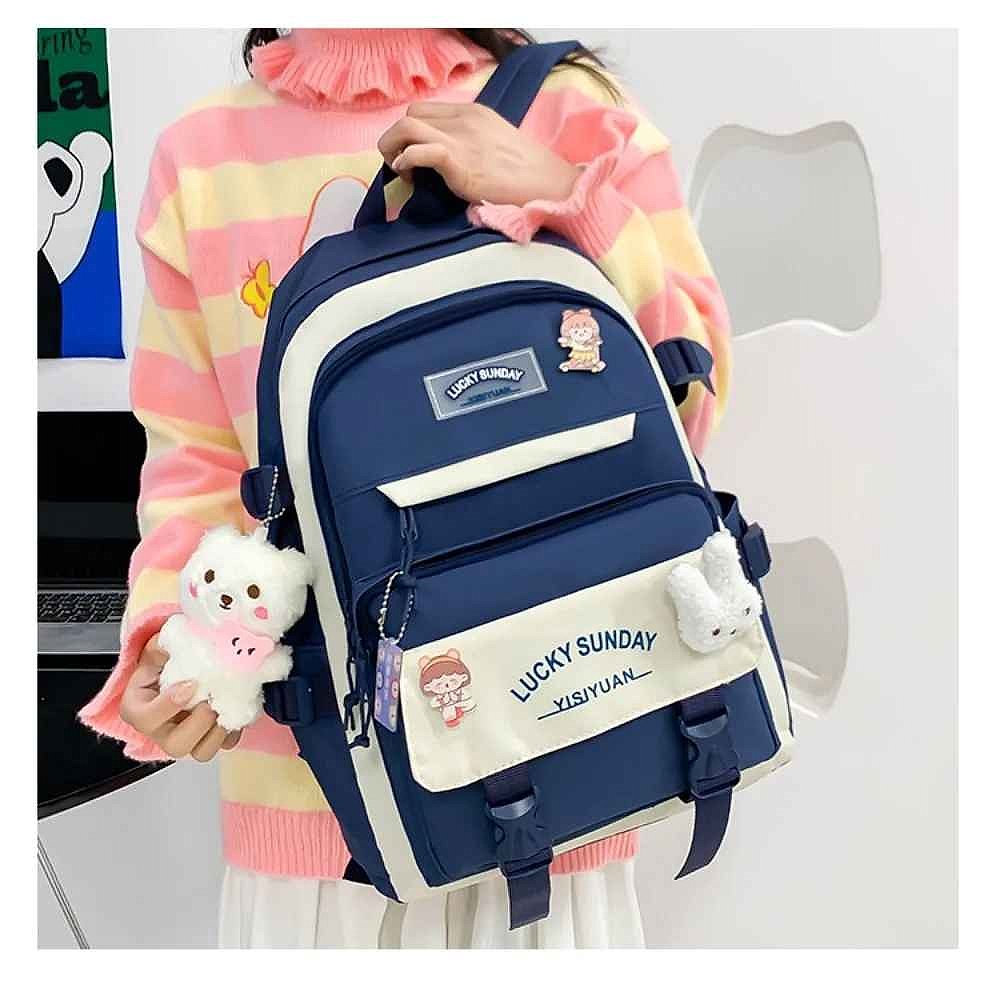 Carry Everything Without the Chaos — 5-Piece Large Capacity Backpack Set with... - View 12 of 19 | BigMoetsy