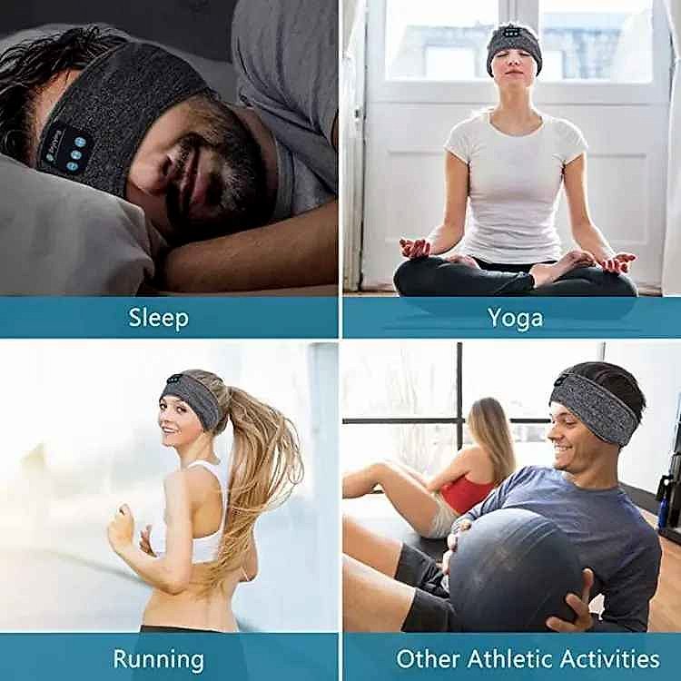 Sleep Soundly Without the Tangle — Wireless Bluetooth Headband Eye Mask | 478... - View 10 of 12 | BigMoetsy