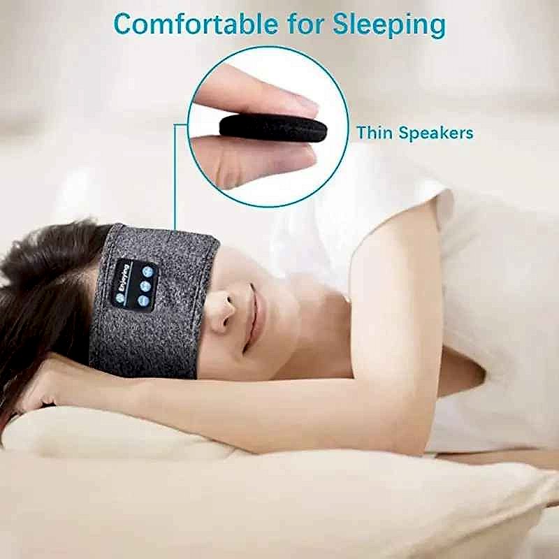 Sleep Soundly Without the Tangle — Wireless Bluetooth Headband Eye Mask | 478... - View 12 of 12 | BigMoetsy