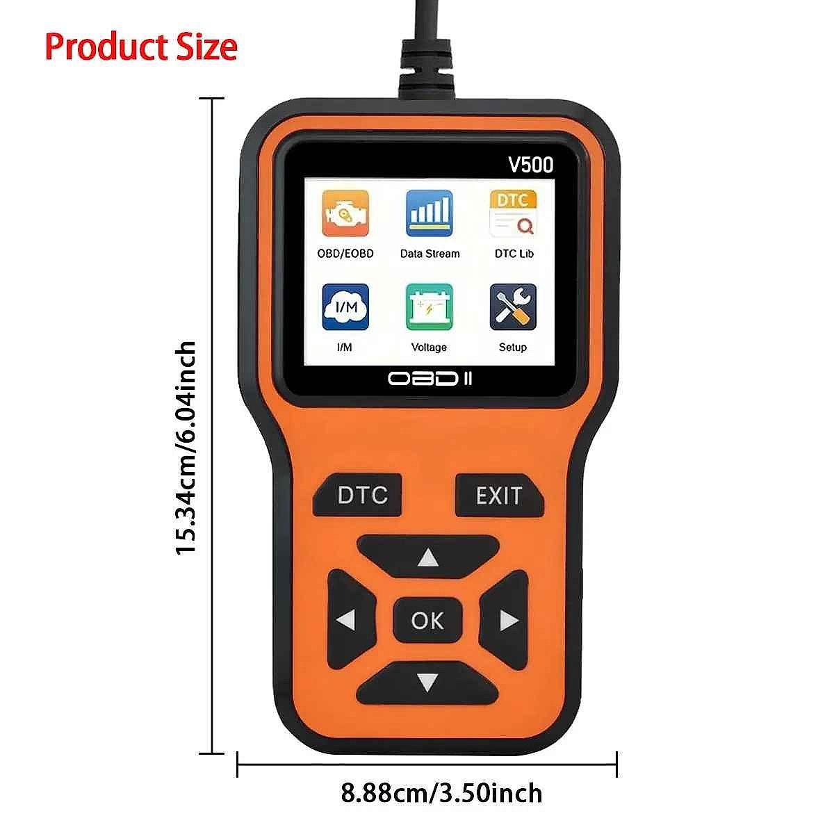 Professional Stop Guessing What's Wrong With Your Car — V500 OBD2 Diagnostic Scanner & Vol... - View 2 of 8 | BigMoetsy