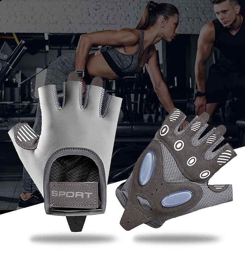 No More Slipping, No More Soreness — Handcrafted Half-Finger Cycling & Gym Gl... - View 4 of 8 | BigMoetsy