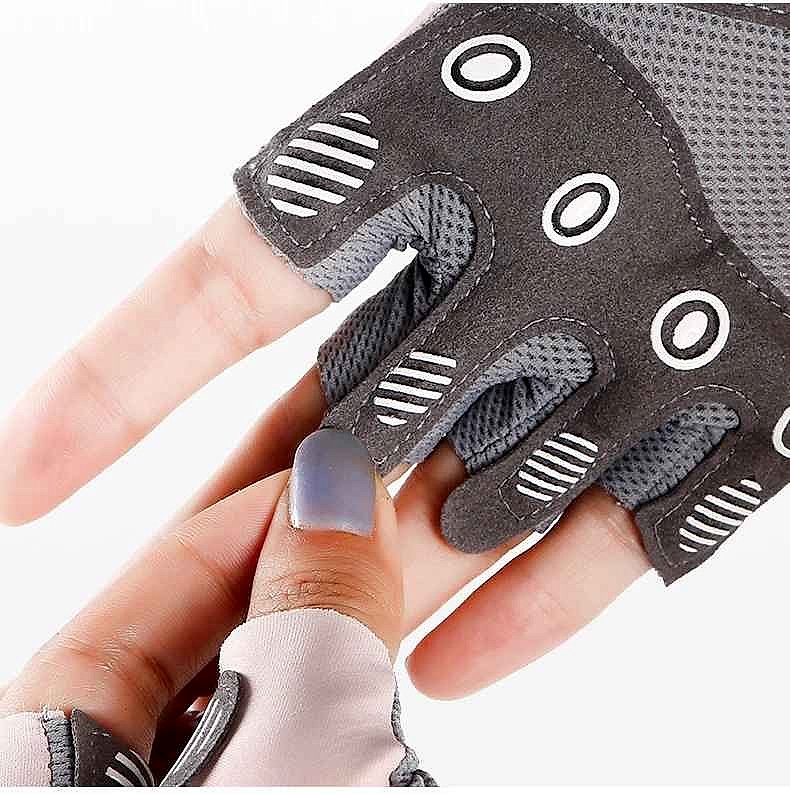 No More Slipping, No More Soreness — Handcrafted Half-Finger Cycling & Gym Gl... - View 6 of 8 | BigMoetsy