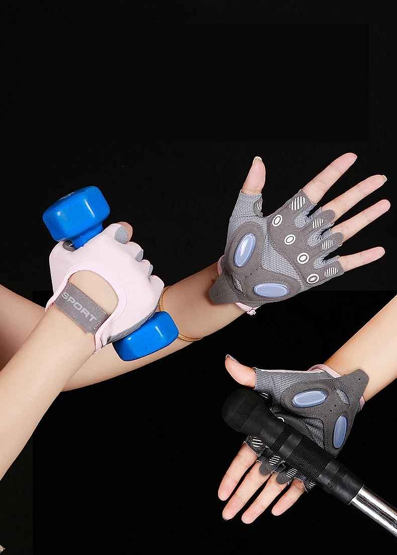 No More Slipping, No More Soreness — Handcrafted Half-Finger Cycling & Gym Gl... - View 8 of 8 | BigMoetsy