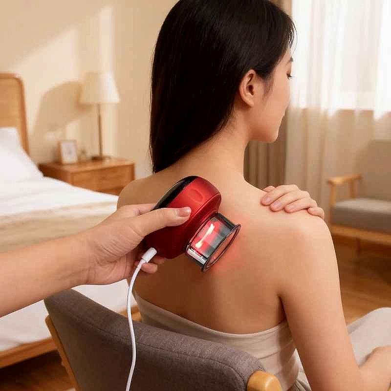 Melt Away Tension Without Leaving Home — 2-in-1 Heating & Gua Sha Cupping Mas... - View 9 of 10 | BigMoetsy