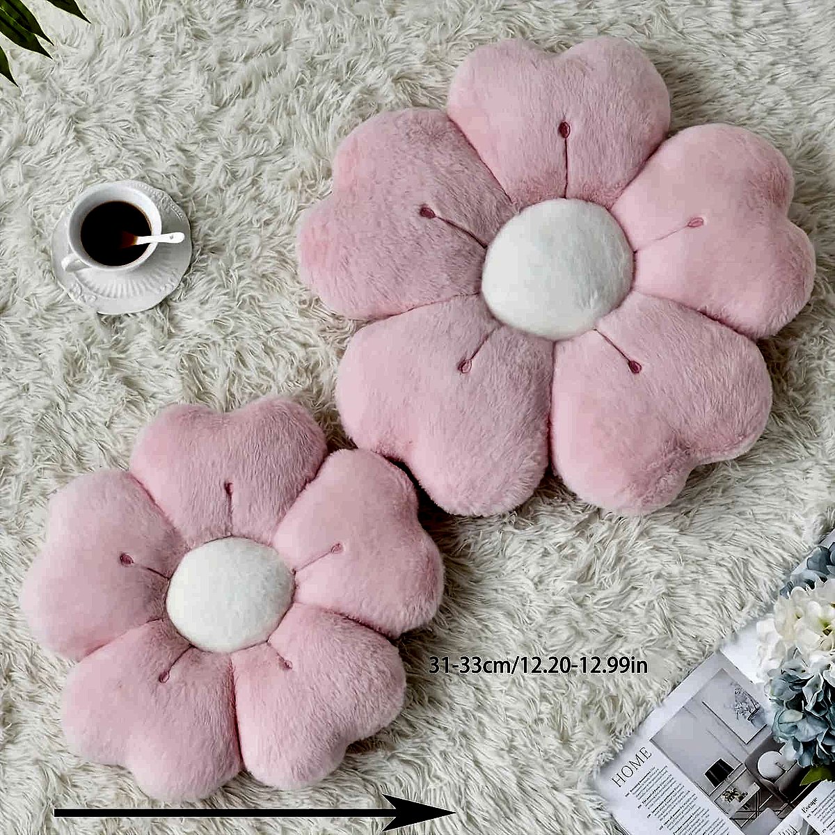 Handcrafted Finally, a Cozy Accent That Actually Brings a Room to Life — Soft Plush Daisy... - View 6 of 12 | BigMoetsy