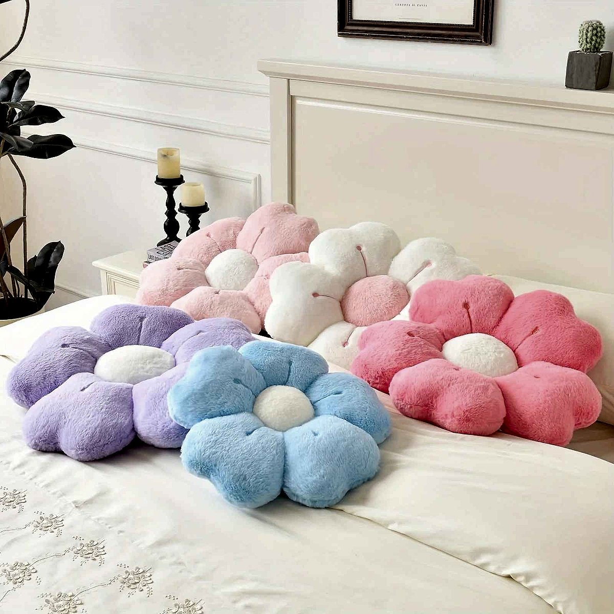 Handcrafted Finally, a Cozy Accent That Actually Brings a Room to Life — Soft Plush Daisy... - View 7 of 12 | BigMoetsy