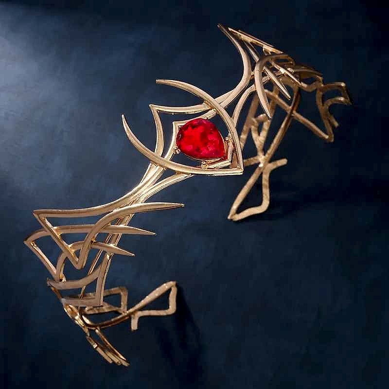 No More Settling for Ordinary — Handcrafted Vintage Leaf Goddess Tiara for We... - View 2 of 9 | BigMoetsy