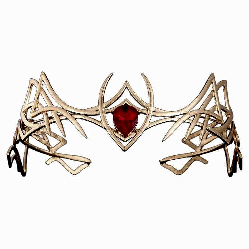 No More Settling for Ordinary — Handcrafted Vintage Leaf Goddess Tiara for We... - View 6 of 9 | BigMoetsy