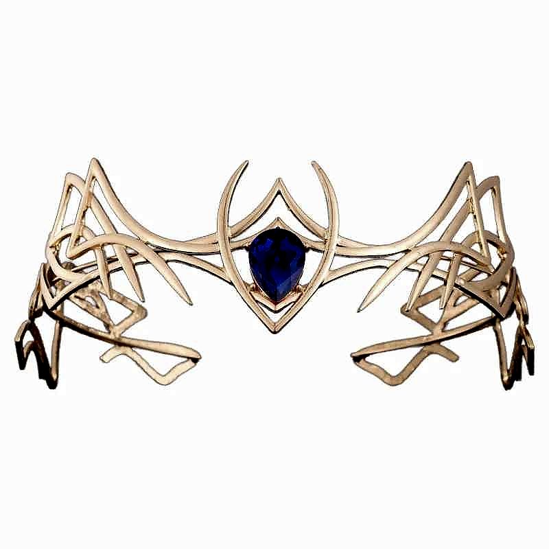 No More Settling for Ordinary — Handcrafted Vintage Leaf Goddess Tiara for We... - View 7 of 9 | BigMoetsy