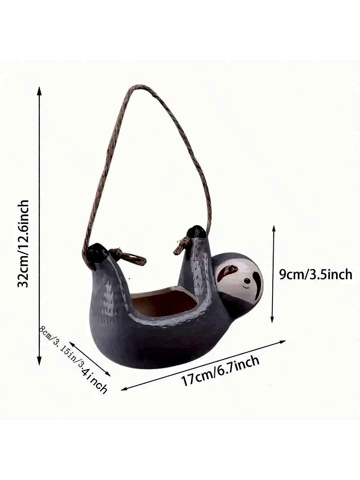 Handcrafted Give Your Plants a Home Worth Showing Off — Handcrafted Ceramic Hanging Planter - View 3 of 6 | BigMoetsy