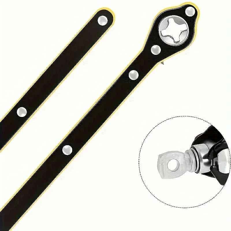 Professional No More Struggling With Stubborn Lug Nuts — Labor-Saving Scissor Jack Ratchet... - View 2 of 9 | BigMoetsy