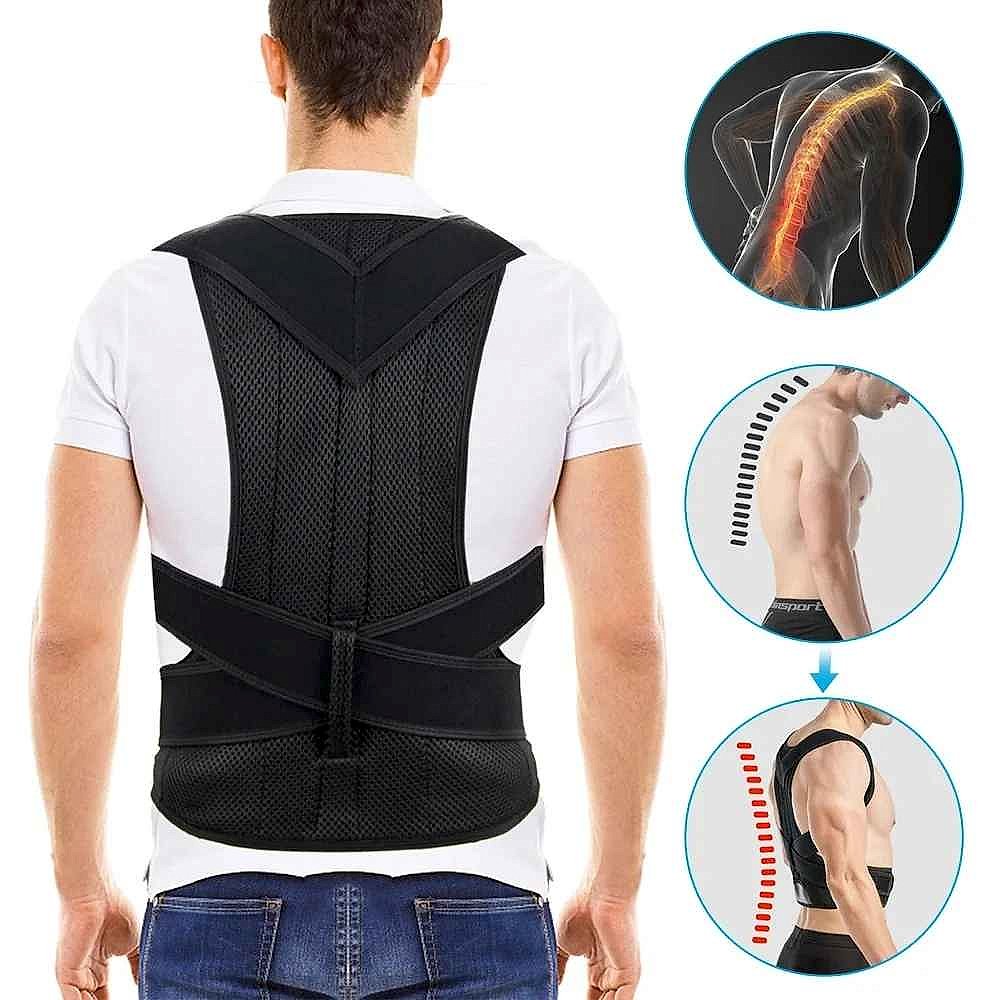 Back Corrector Corset Magnetic Posture Corrector Straight Shoulder Brace Lumb... - View 3 of 8 | BigMoetsy