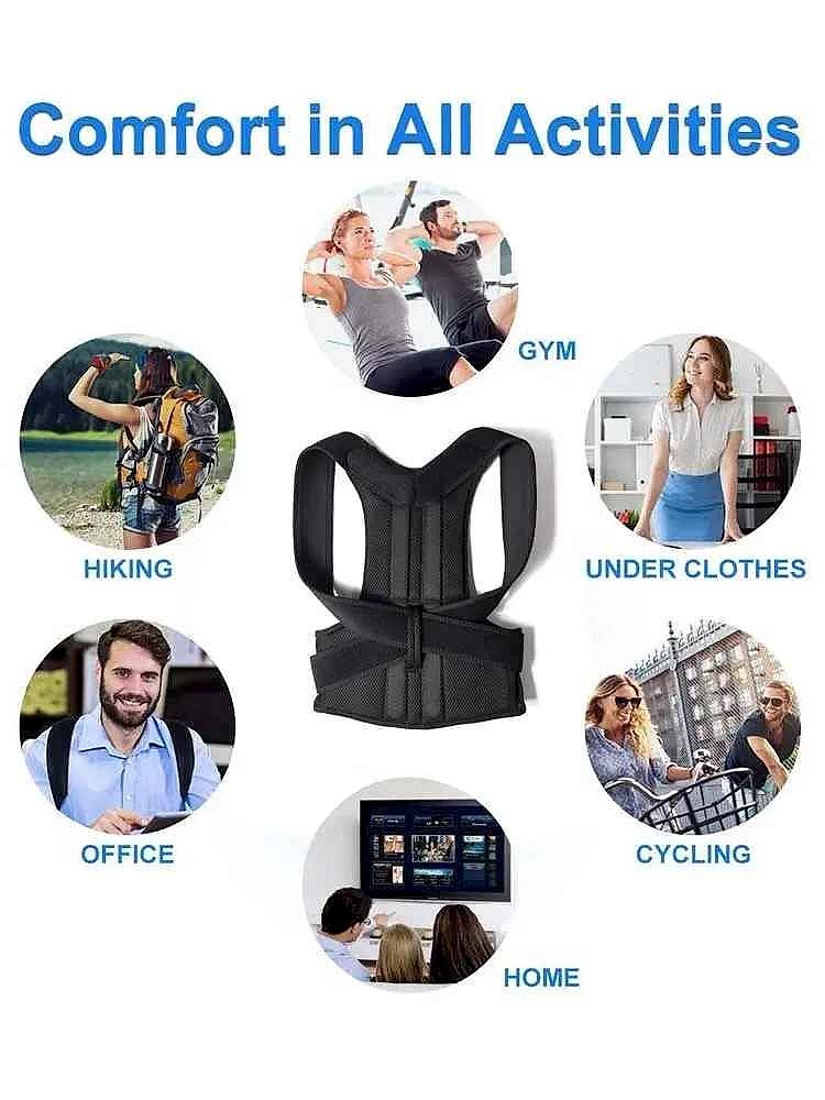 Back Corrector Corset Magnetic Posture Corrector Straight Shoulder Brace Lumb... - View 5 of 8 | BigMoetsy