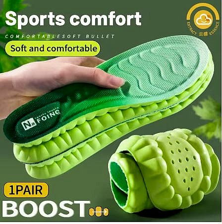 Walk Further Without the Ache — Cushioning Sports Insoles for Everyday Comfor... - View 3 of 3 | BigMoetsy