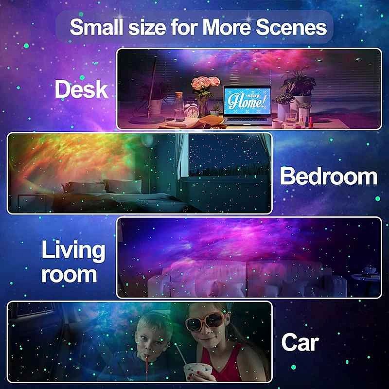 Handcrafted Galaxy Star Projector Night Light | 5000+ Sold - View 6 of 8 | BigMoetsy