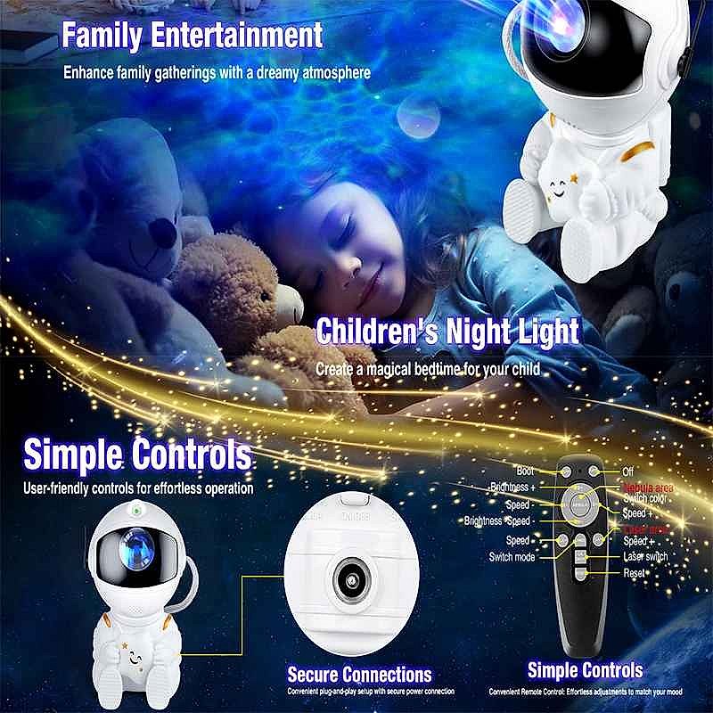 Handcrafted Galaxy Star Projector Night Light | 5000+ Sold - View 7 of 8 | BigMoetsy
