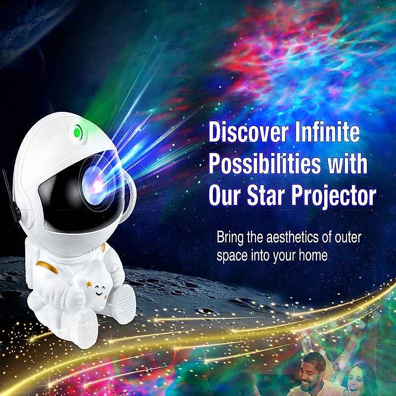 Handcrafted Galaxy Star Projector Night Light | 5000+ Sold - View 8 of 8 | BigMoetsy