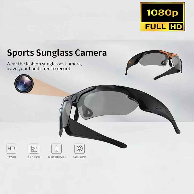 Smart Recording Glasses side profile showing camera placement