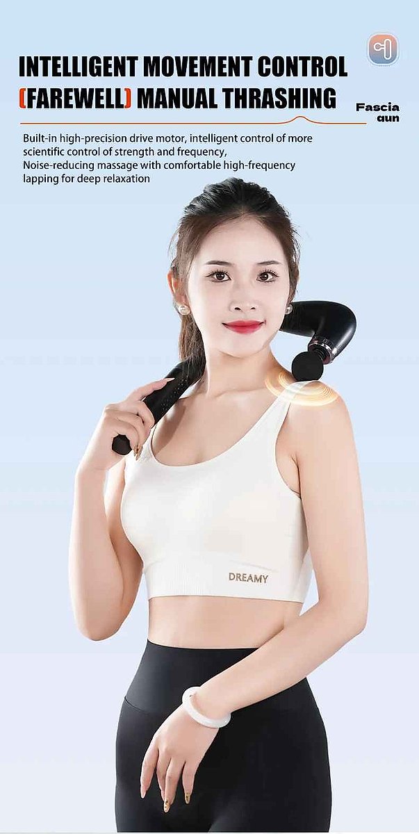 Sore Muscles Slowing You Down — Percussive Mini Massage Gun - View 4 of 10 | BigMoetsy