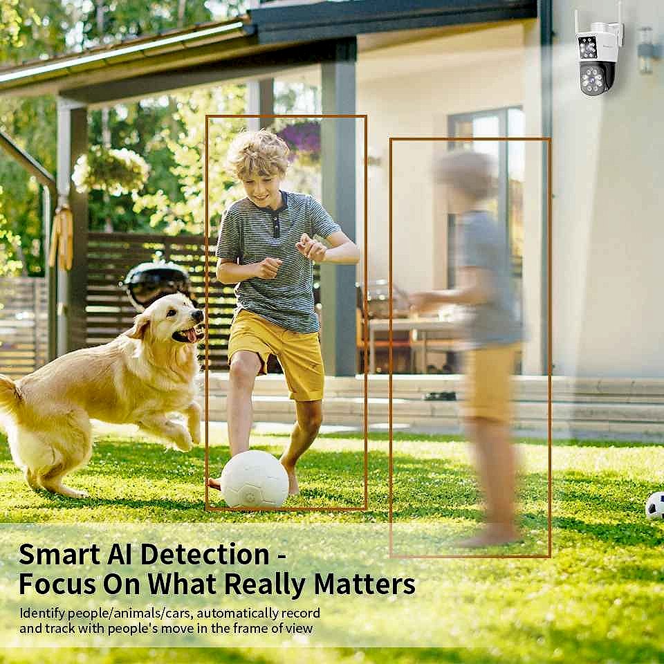 Never Miss a Moment Outside — VSTARCAM Dual Lens Pan/Tilt Security Camera wit... - View 5 of 15 | BigMoetsy