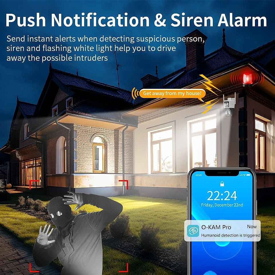 Never Miss a Moment Outside — VSTARCAM Dual Lens Pan/Tilt Security Camera wit... - View 6 of 15 | BigMoetsy