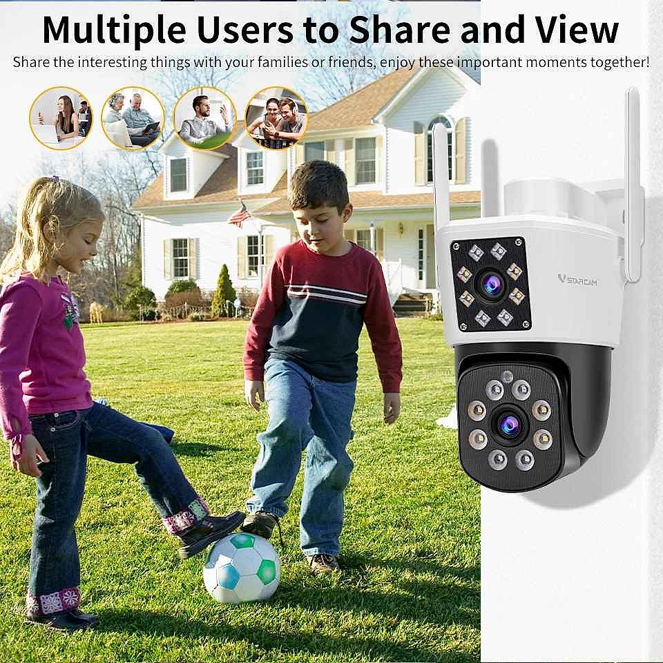 Never Miss a Moment Outside — VSTARCAM Dual Lens Pan/Tilt Security Camera wit... - View 9 of 15 | BigMoetsy
