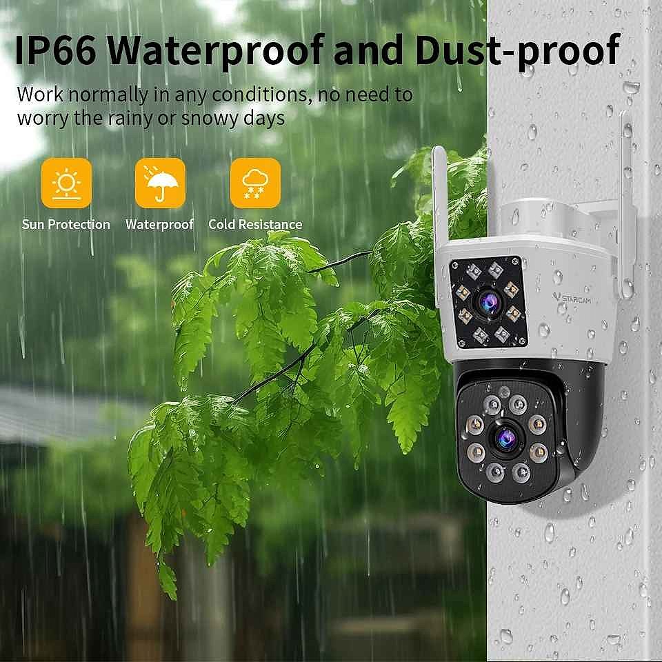 Never Miss a Moment Outside — VSTARCAM Dual Lens Pan/Tilt Security Camera wit... - View 10 of 15 | BigMoetsy