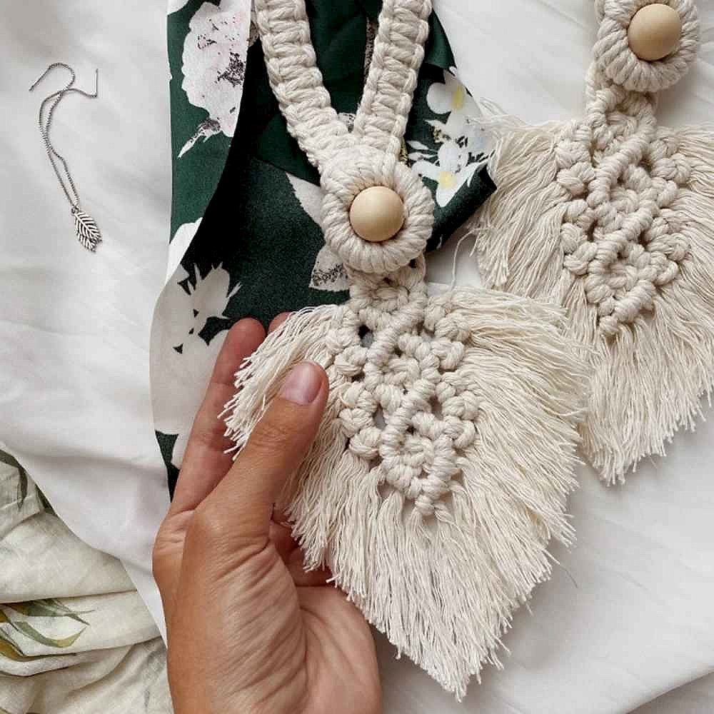 Macrame Tieback Set of 2