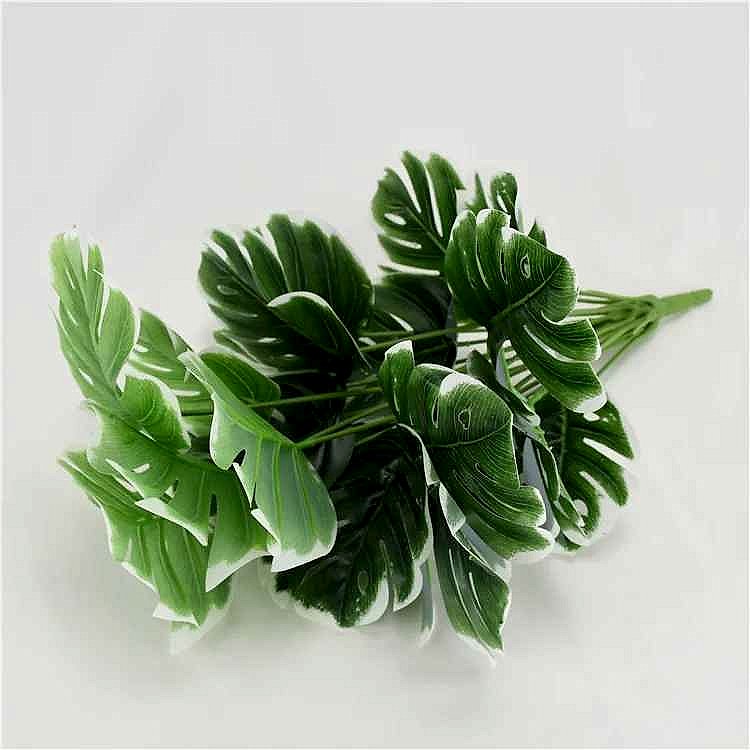Handcrafted Finally, Lush Greenery Without the Upkeep — Artisan Monstera Leaf Arrangement - View 6 of 6 | BigMoetsy